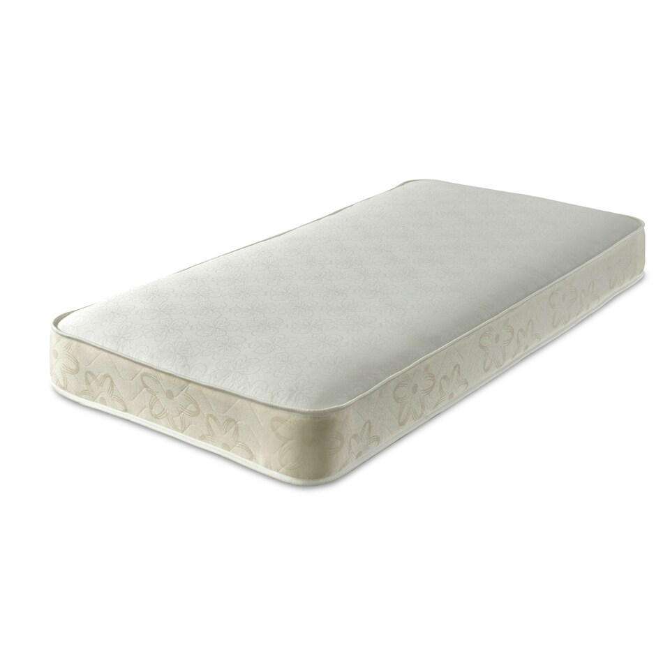 image 1 of Double-Sided Open Coil Spring Mattress - 17cm Deep Easy-Clean | Yellow | Small Single
