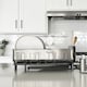 image 3 of Simplehuman Steel Frame Dish Rack Dish Drainer, Brushed Stainless Steel