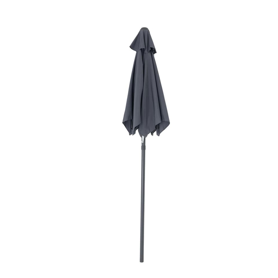 image 1 of Charles Bentley 2m Garden Patio Market Umbrella Crank Function - Grey