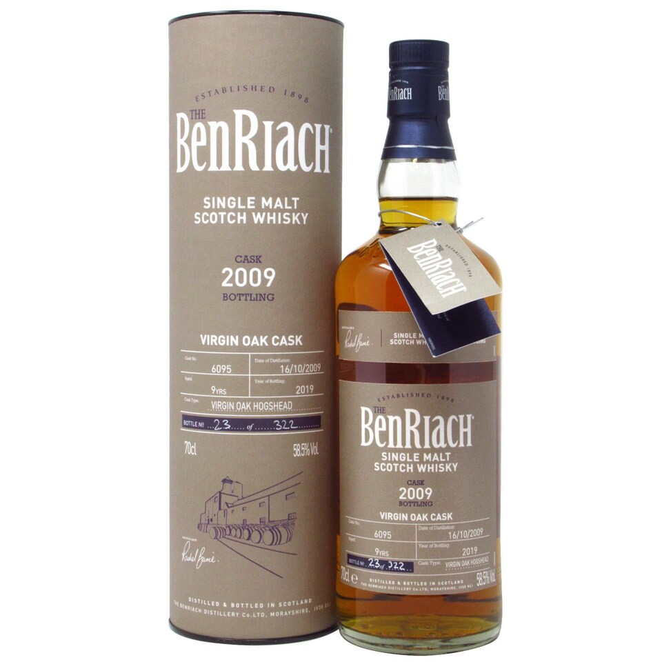 Benriach - Single Cask No. 6095 2009 9 year old Whisky