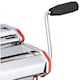 image 4 of KitchenCraft Pasta Maker Red Stainless Steel