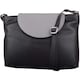 image 1 of Multi-Colour Genuine Leather Cross Body / Shoulder Bag Black | Black/Grey