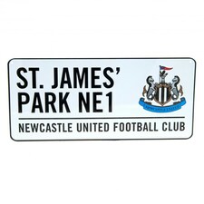 Newcastle United FC Official Street Sign - White - One Size