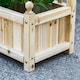 image 7 of Outsunny Raised Garden Bed with Trellis Garden Planters Indoor Outdoor Natural
