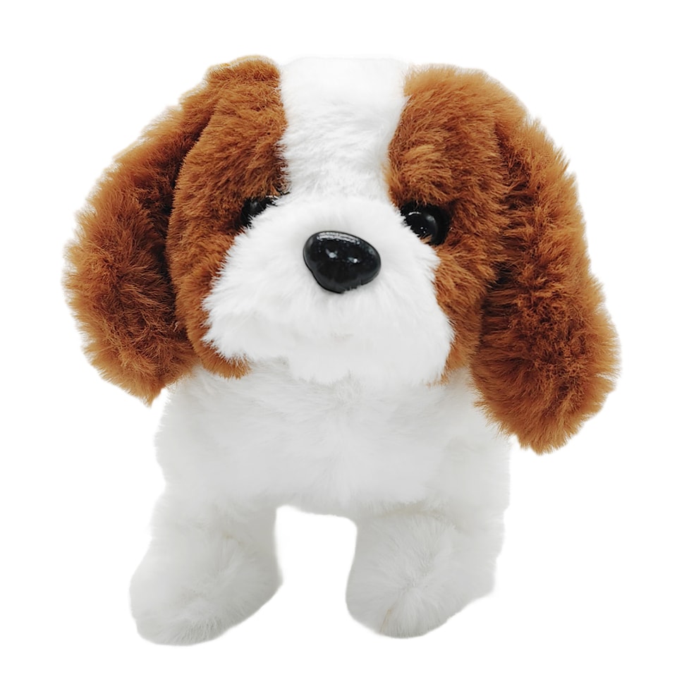 image 1 of Pugs at Play Leo Interactive Walking Dog Plush Toy