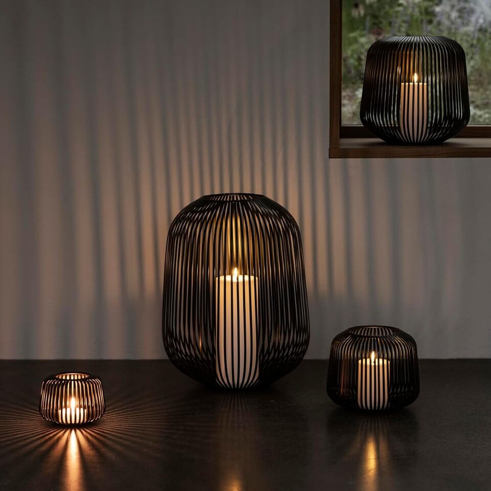image 1 of Blomus Lito Lantern Candle Holder S - Steel Gray