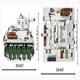 image 10 of T34/76 mod. 1941/1942 brick tank model - COBI 2595 - 852 bricks