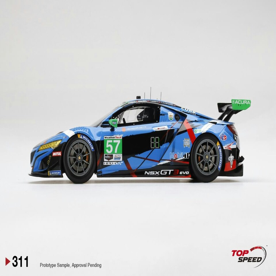 image 1 of Acura NSX GT3 EVO #57 2020 IMSA 24Hr Daytona Heinricher Racing 1:18 TSM TS0311