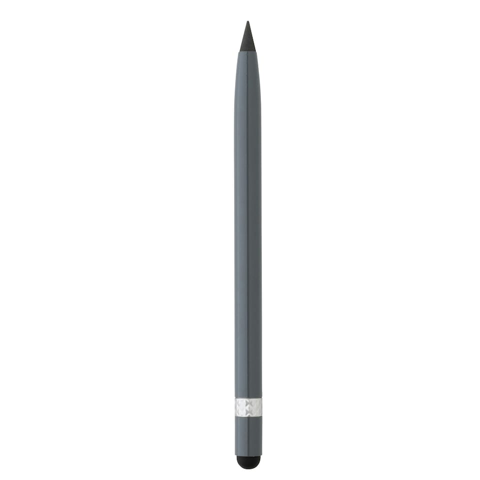 image 1 of XD Collection Aluminium Pencil & Eraser Set - Grey - One Size