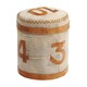 image 4 of Porto Stool RETRO Canvas and Leather