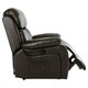 image 7 of Chester Electric Bonded Leather Automatic Recliner Heat & Massage Chair (Brown)