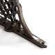 image 2 of Hammer & Tongs Honeycomb Iron Shelf Bracket - D155mm - Raw