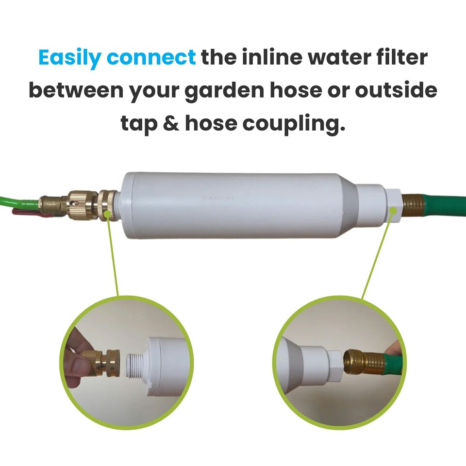 image 1 of Aquaspray® Bundle Kit - 30ft Water-fed Telescopic Extendable Window Cleaning Pole + Inline Di-Filter + TDS Meter Black