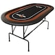 image 1 of Redtooth Poker Black Speed Cloth Poker Table For 8 Players
