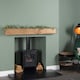 image 3 of 160cm Realistic Look Christmas Green Spruce Garland with Frosting and Plastic Pine Cones