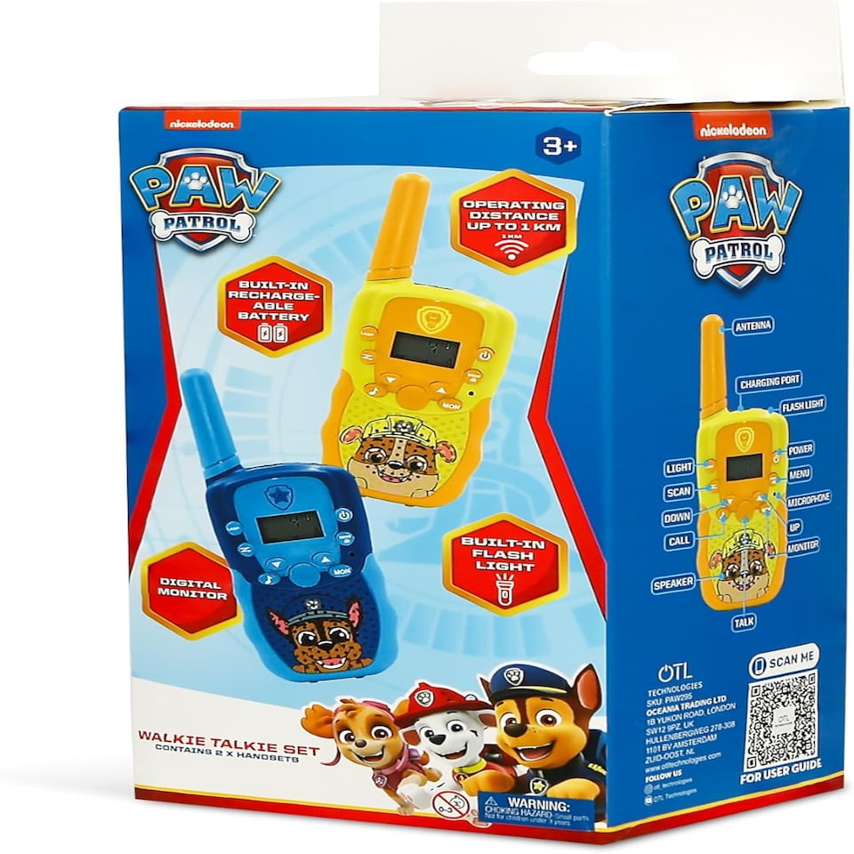 image 1 of Paw Patrol Walkie Talkie Set