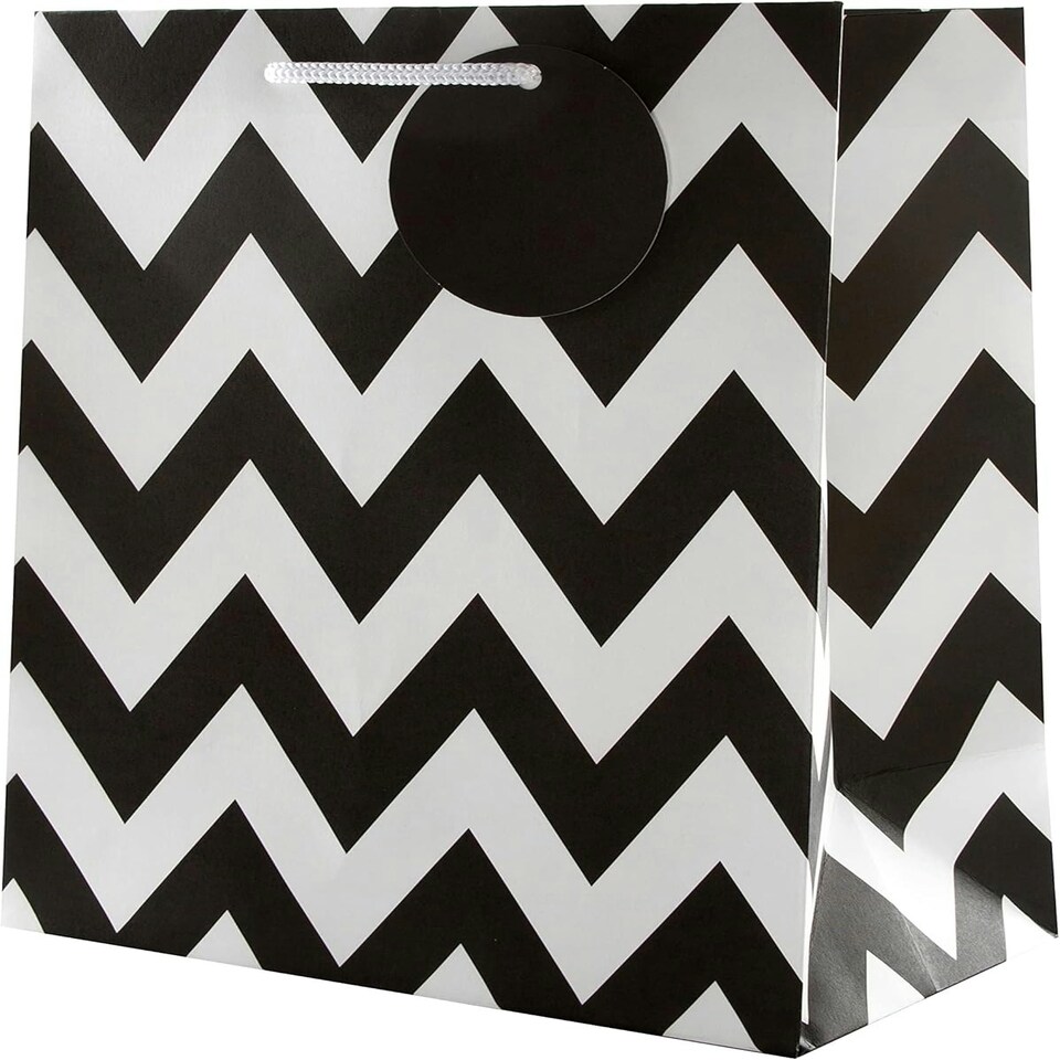 image 1 of Contemporary Black Designs Multi Occasion Gift Bag Bundle 3 Essential Sized Bags