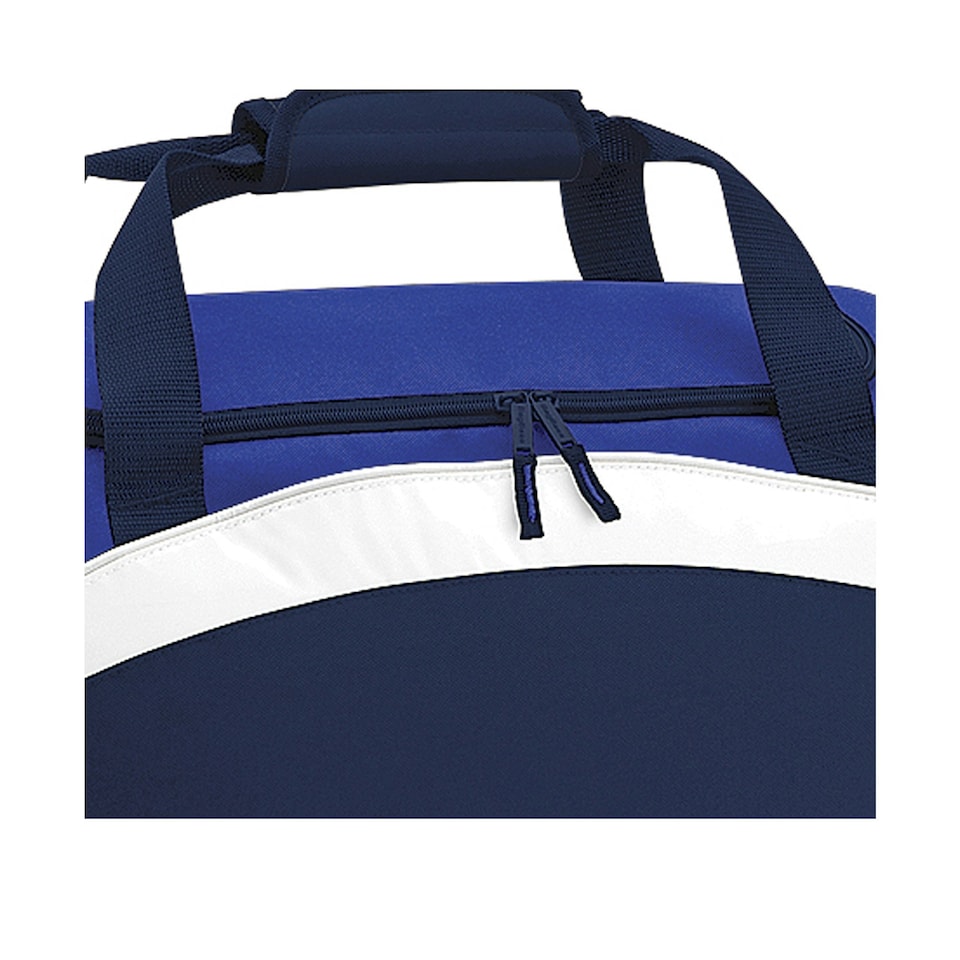 BagBase Teamwear Sport Holdall / Duffle Bag (54 Litres) - French Navy/ Bright Royal/ White - One Size