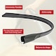 image 5 of SPARES2GO Flexible Crevice Tool for Shark Lift Away Duo Clean Vacuum Cleaner Long Nozzle