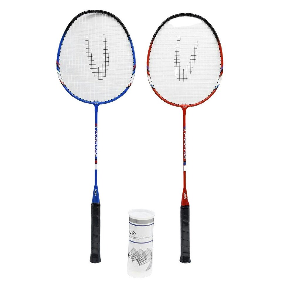 Uwin Phantom Racket Set - Red/Purple/Black - 4
