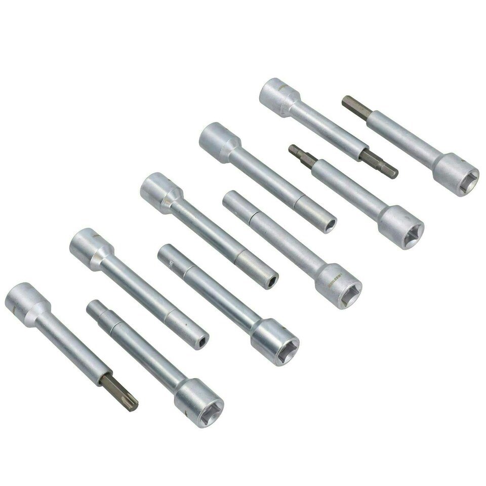 image 1 of Shock Absorber Suspension Strut Nuts Remover + Installer 18pc Kit 1/2" Drive