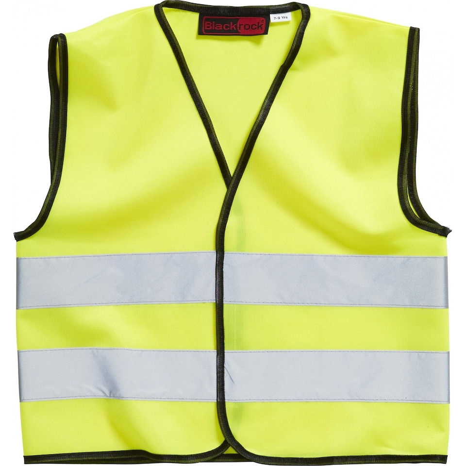 Blackrock Childrens Hi-Vis Sleeveless Waistcoat - Yellow - 10-12 Years