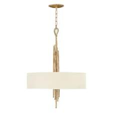 Spyre 6 Light Round Ceiling Pendant Gold, E14