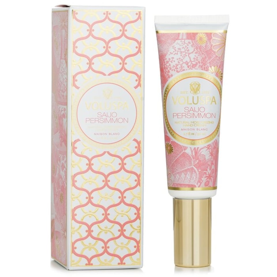 image 1 of Saijo Persimmon Hand Cream - Persimmon, Peach & Jasmine - 50 ml/1.7Oz