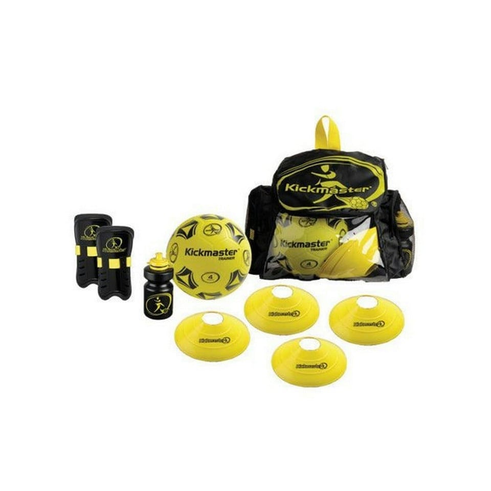 image 1 of Kickmaster Football Training Set - Yellow/Black - One Size | Yellow | One Size