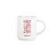 image 4 of King & Queen Stacking Mugs Set Gift - Red Playing Cards Ceramic Cups Set of 2 with Metal Stand, Classic Game Gifts for Couples | White