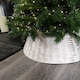 image 1 of 40/58cm Samuel Alexander KD Willow Christmas Tree Skirt Wicker Rattan- Medium White Wash
