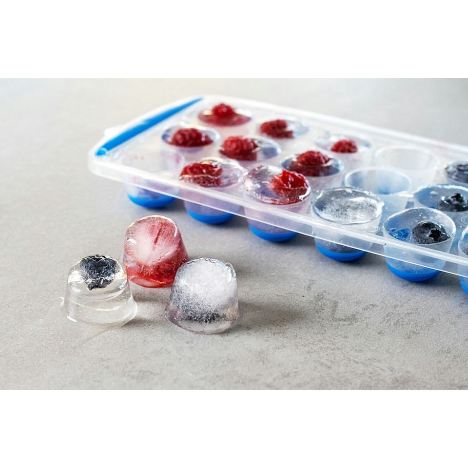 image 1 of Colourworks Silicone Ice Cube Tray Blue