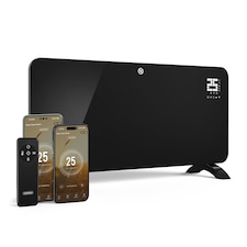 VonHaus Electric Heater 2000W Glass Panel Radiator with WiFi