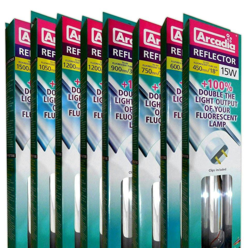 image 1 of Arcadia Light Reflectors T8 | Clear