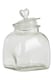 image 3 of Interiors by Premier Small Storage Jar, Glass Canister with Heart-Shaped Lid, Ideal for Storing Sweets, Spices