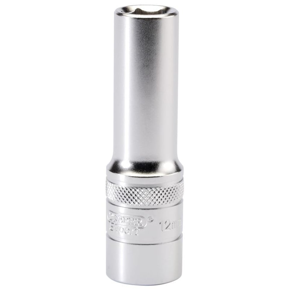 12Mm6Pt Deep Socket 1/2 Dr-Pk - 16643