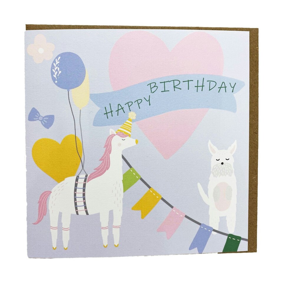 Gubblecote Pinata Birthday Card - Multicoloured - One Size