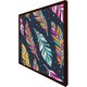 image 3 of Retro colour feathers (Picture Frame) Brown | Oak | S