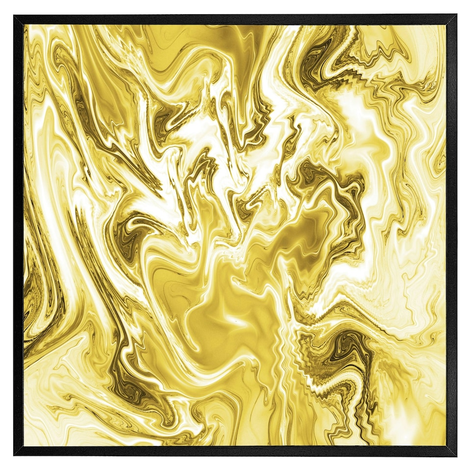 image 1 of Golden swirled marble (Picture Frame) Brown | S