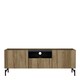image 2 of Kendall TV-Unit with 2 Doors + 1 Drawer Oak and Black