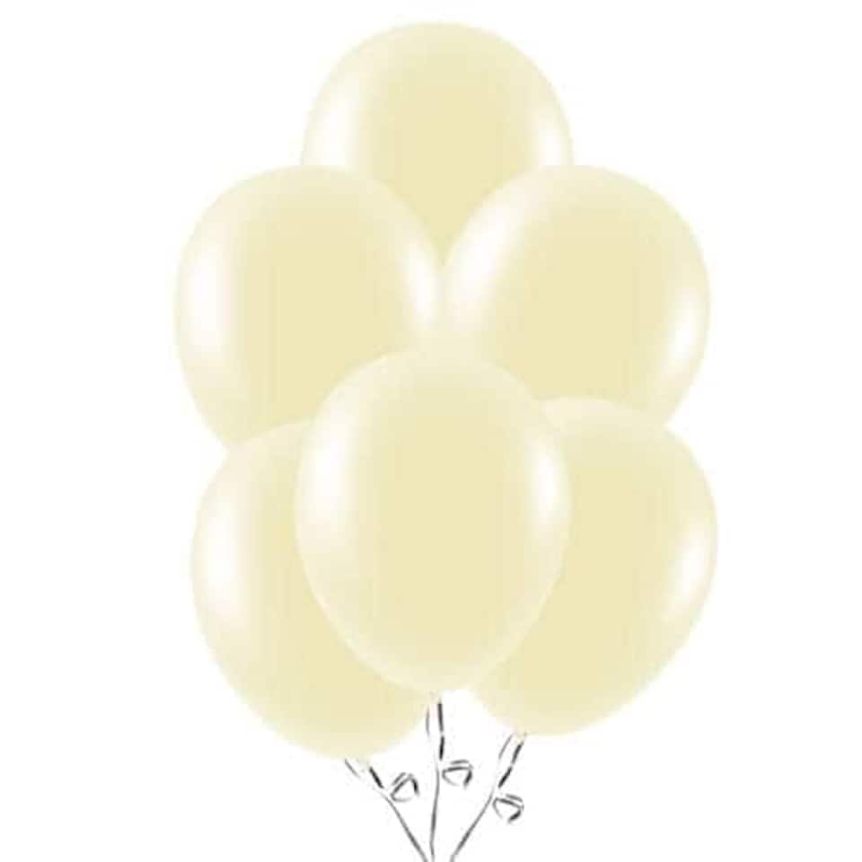 Ivory Biodegradable Latex Balloons 23cm / 9 in - Pack of 30