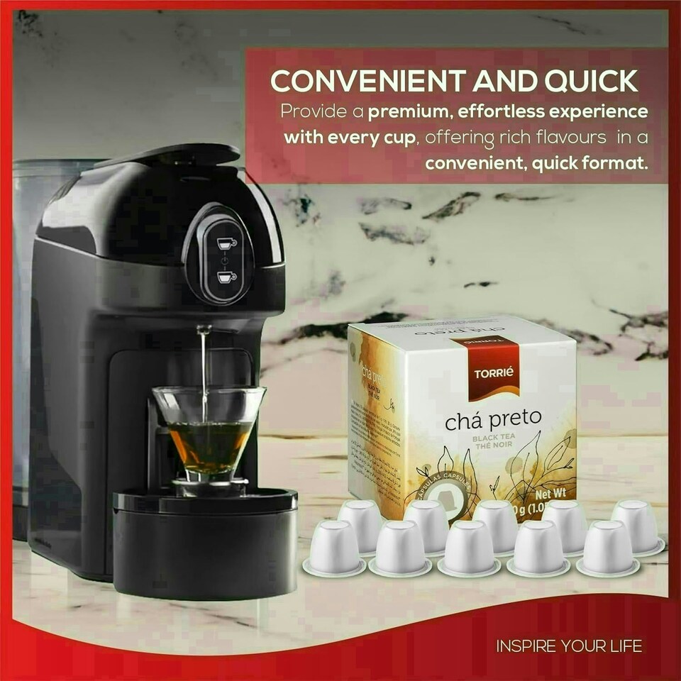 image 1 of Black Tea Nespresso ® Compatible Coffee Machine Capsules (60 Pods)