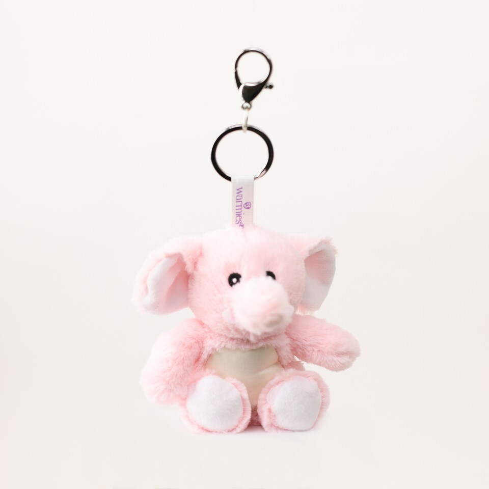 image 1 of Warmies Elephant BAG CHARM
