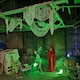 image 8 of 2.9m Halloween Freaky Fabric Net Decoration in Cream