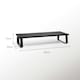 image 4 of VonHaus Monitor Stand with Steel, Non-Slip Legs