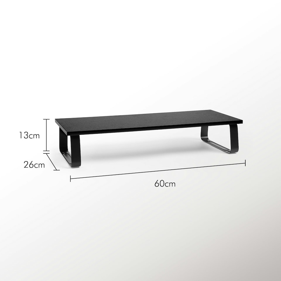 image 1 of VonHaus Monitor Stand with Steel, Non-Slip Legs