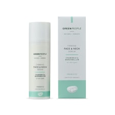 Green People Firming Face & Neck Serum - Serum for All Skin Types - Paraben & Alcohol Free - Cruelty Free & Vegan, 50ml
