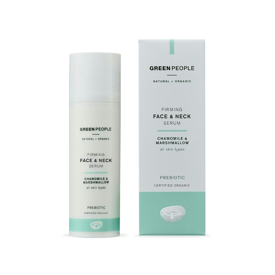 image 1 of Green People Firming Face & Neck Serum - Serum for All Skin Types - Paraben & Alcohol Free - Cruelty Free & Vegan, 50ml