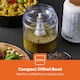 image 4 of GEEPAS Mini Food Processor - White White
