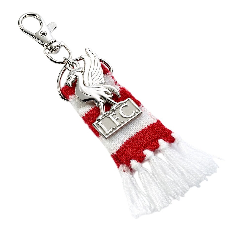 image 1 of Liverpool FC Bar Scarf Bag Charm | Red | Red/White | 1